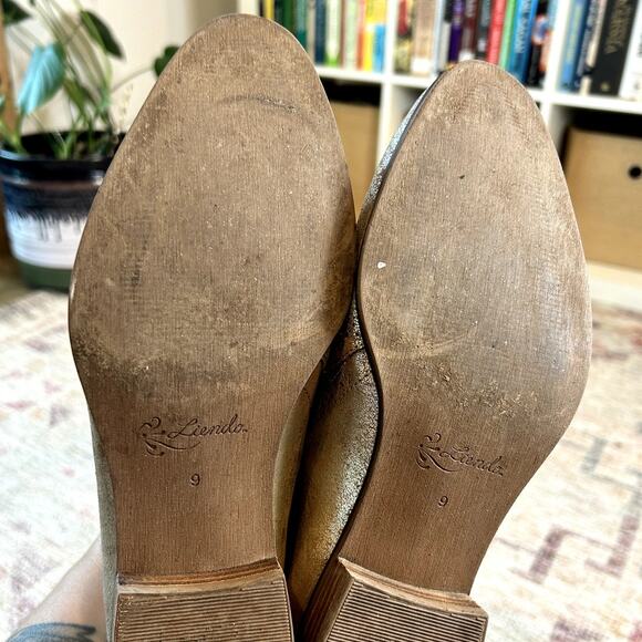 Liendo by Seychelles Anthropologie Shooties Leather Distressed Gold Fall Size 9 - Picture 14 of 14